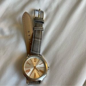 Michael Kors - leather Snakeskin band Watch